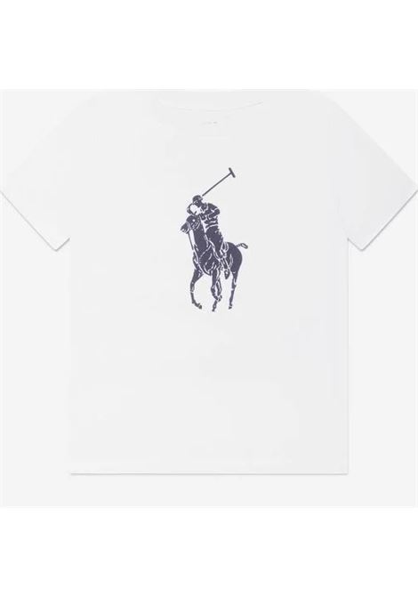 T-shirt con stampa logo RALPH LAUREN | 9P0141TBCV